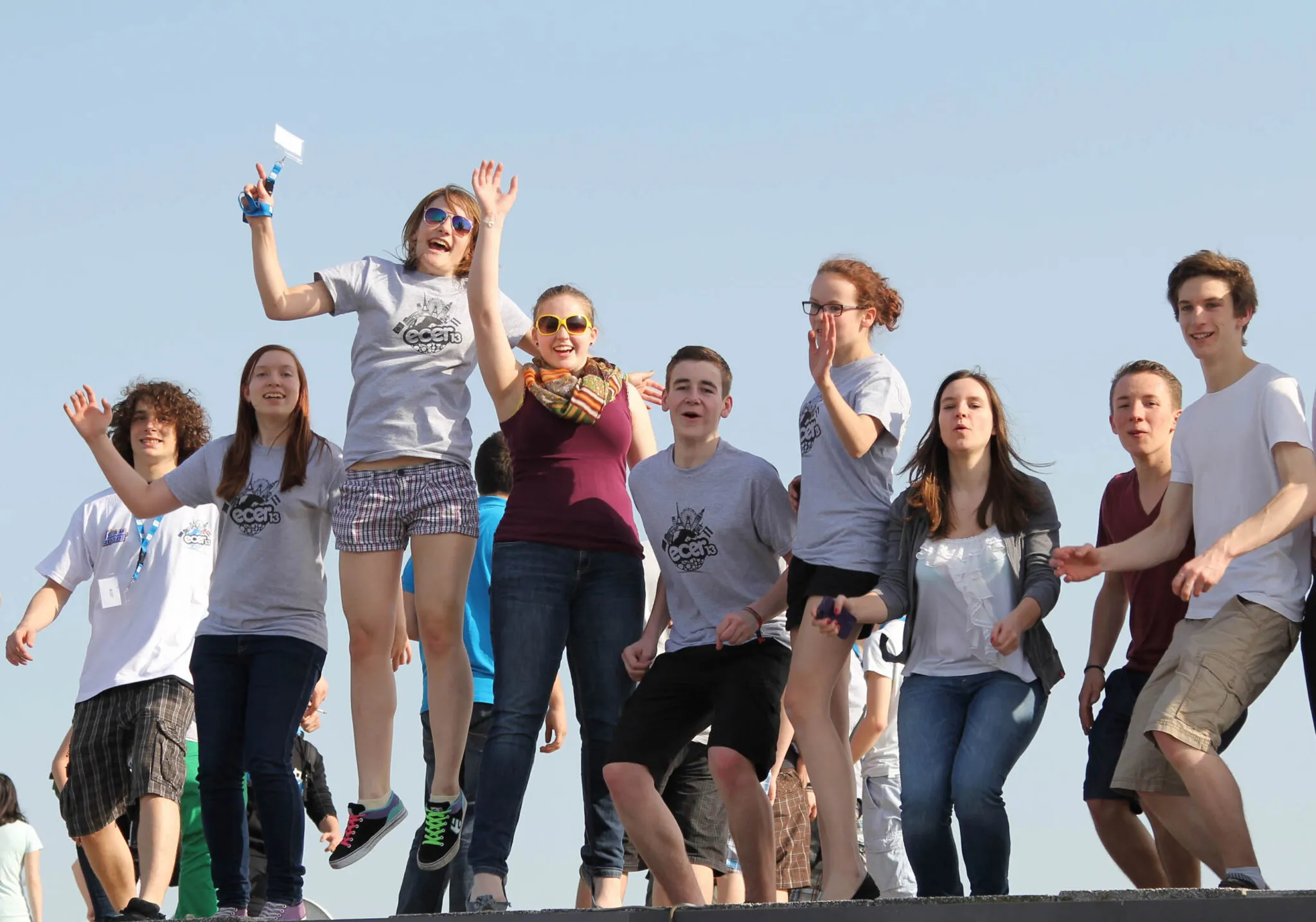 Students having fun at ECER